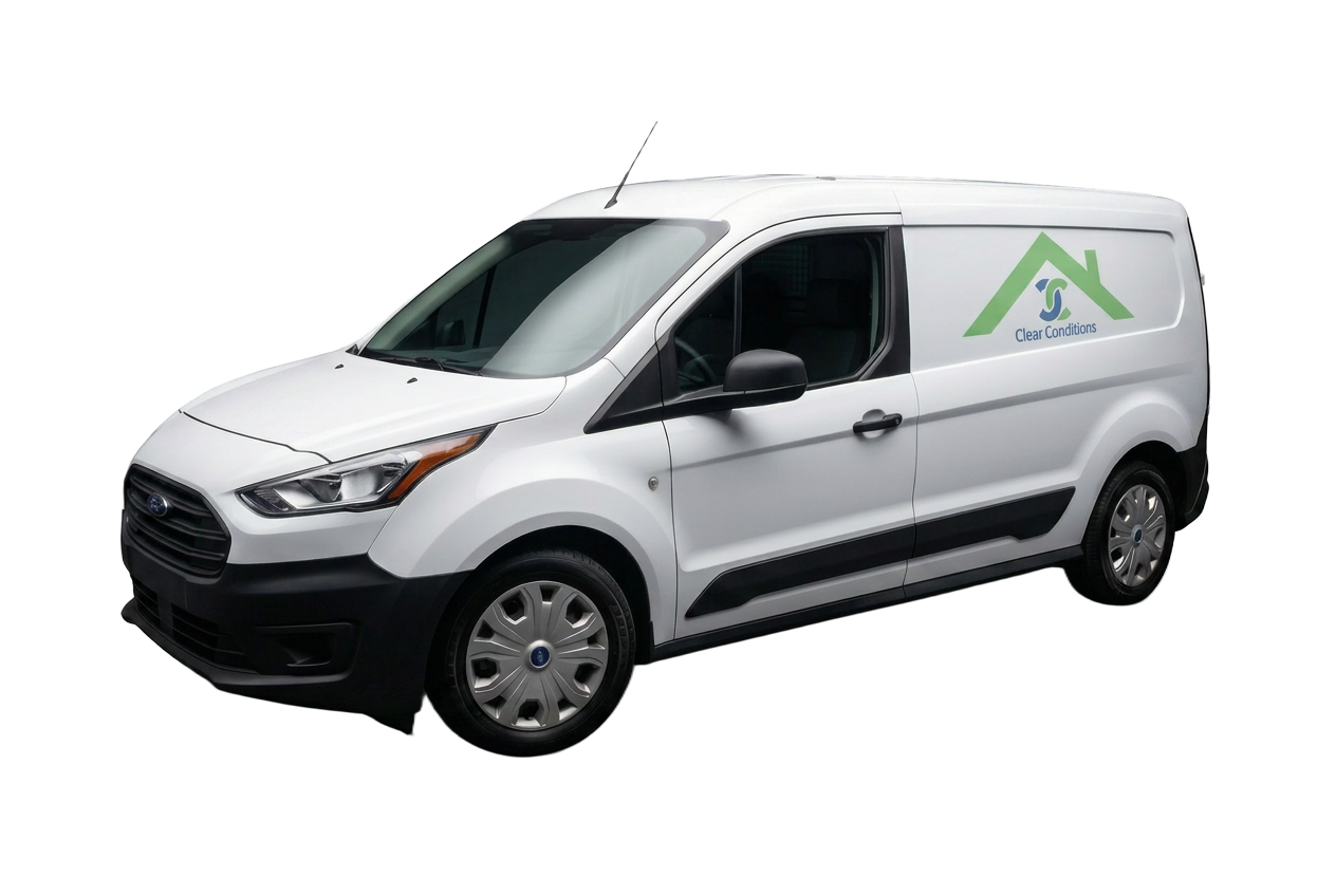 Clear Conditions Canada branded work van serving the GTA