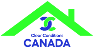 "Clear Conditions Canada logo for professional cleaning services in residential and commercial maintenance."